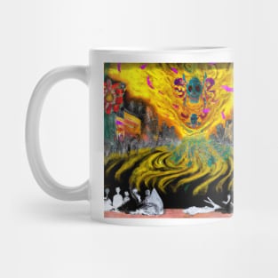 DAY OF THE DEAD SKULL MURAL2 Mug